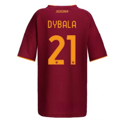 AS Roma Paulo Dybala #21 Hjemmedrakt Dame 2025-26 Kortermet AS Roma Paulo Dybala #21 Hjemmedrakt Dame 2025-26 Kortermet